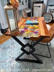 MaxSold Auction: Epoxy Resin Desk & chair - Easton (Massachusetts, USA) SELLER MANAGED Commercial Liquidation Online Auction - Belmont Street