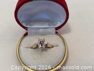 MaxSold Auction: 14KT Diamond and Ruby Ring - North Vancouver (British Columbia, Canada) PARTNER MANAGED Downsizing Online Auction - 14th Street West