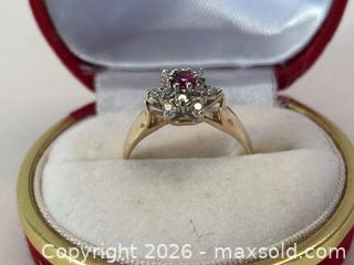 MaxSold Auction: 14KT Diamond and Ruby Ring - North Vancouver (British Columbia, Canada) PARTNER MANAGED Downsizing Online Auction - 14th Street West