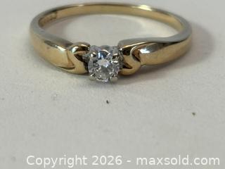 MaxSold Auction: 14KT Diamond Ring - North Vancouver (British Columbia, Canada) PARTNER MANAGED Downsizing Online Auction - 14th Street West