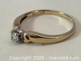 MaxSold Auction: 14KT Diamond Ring - North Vancouver (British Columbia, Canada) PARTNER MANAGED Downsizing Online Auction - 14th Street West