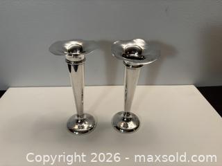 MaxSold Auction: Pair of Antique Silver Bud Vase's - North Vancouver (British Columbia, Canada) PARTNER MANAGED Downsizing Online Auction - 14th Street West