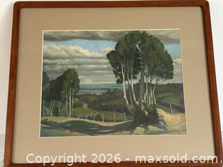 MaxSold Auction: Signed J.N Kilgour 1940 Oil Painting - North Vancouver (British Columbia, Canada) PARTNER MANAGED Downsizing Online Auction - 14th Street West