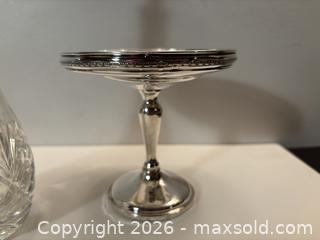 MaxSold Auction: Sterling Pedestal Dish with Silver Topped Decanter - North Vancouver (British Columbia, Canada) PARTNER MANAGED Downsizing Online Auction - 14th Street West