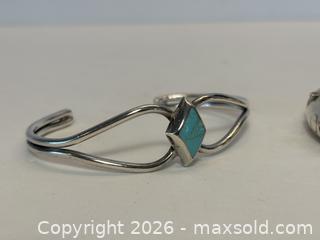 MaxSold Auction: Two Sterling Silver Bracelets - North Vancouver (British Columbia, Canada) PARTNER MANAGED Downsizing Online Auction - 14th Street West