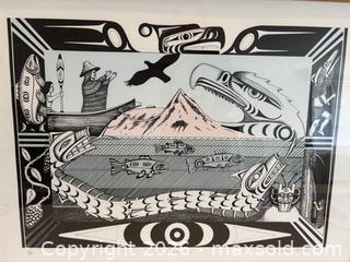 MaxSold Auction: Xwalactun 'Hoy-Chex-A' Artist Proof - North Vancouver (British Columbia, Canada) PARTNER MANAGED Downsizing Online Auction - 14th Street West