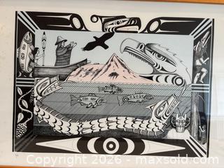 MaxSold Auction: Xwalactun 'Hoy-Chex-A' Artist Proof - North Vancouver (British Columbia, Canada) PARTNER MANAGED Downsizing Online Auction - 14th Street West