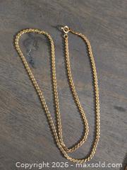 MaxSold Auction: 14K Yellow Gold Jewelry Lot: Necklace, Bracelet, Pendant - Los Angeles (California, USA) PARTNER MANAGED Moving Online Auction - W 36th Street (CONDO)