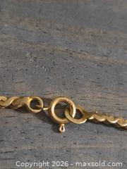 MaxSold Auction: 14K Yellow Gold Jewelry Lot: Necklace, Bracelet, Pendant - Los Angeles (California, USA) PARTNER MANAGED Moving Online Auction - W 36th Street (CONDO)