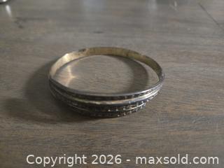 MaxSold Auction: 925 David Andersen Sterling Silver Textured Cuff Bangle Bracelet and other bracelets  - Los Angeles (California, USA) PARTNER MANAGED Moving Online Auction - W 36th Street (CONDO)