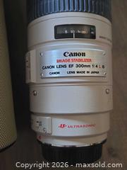 MaxSold Auction: Canon Ultrasonic Image Stabilizer and other Canon lens.   - Los Angeles (California, USA) PARTNER MANAGED Moving Online Auction - W 36th Street (CONDO)