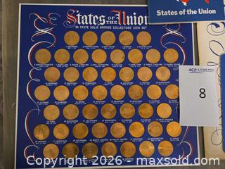 MaxSold Auction: Chevron Coin Collection Solid Bronze States & Presidents  - Los Angeles (California, USA) PARTNER MANAGED Moving Online Auction - W 36th Street (CONDO)
