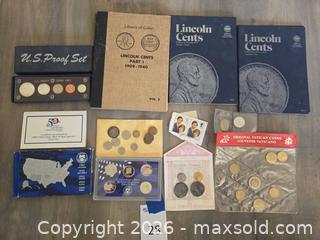 MaxSold Auction: Coin Lot! Proof sets, Coin Binders, Stamps! - Los Angeles (California, USA) PARTNER MANAGED Moving Online Auction - W 36th Street (CONDO)