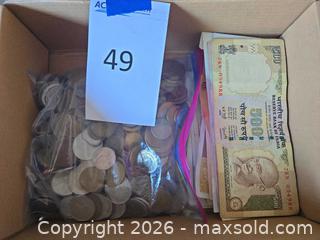 MaxSold Auction: Foreign Coins and Paper Bills.  - Los Angeles (California, USA) PARTNER MANAGED Moving Online Auction - W 36th Street (CONDO)