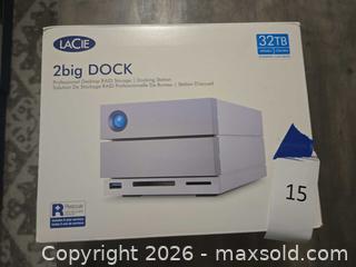MaxSold Auction: LACIE 2big DOCK 32TB Storage.  - Los Angeles (California, USA) PARTNER MANAGED Moving Online Auction - W 36th Street (CONDO)