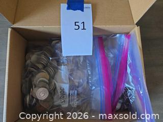 MaxSold Auction: Large Lot of Foreign Coins - Los Angeles (California, USA) PARTNER MANAGED Moving Online Auction - W 36th Street (CONDO)