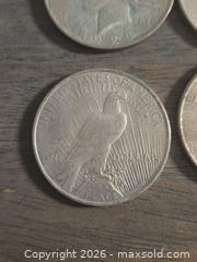 MaxSold Auction: Lot of 11 US Peace Silver Dollars (Philadelphia, 1923) - Los Angeles (California, USA) PARTNER MANAGED Moving Online Auction - W 36th Street (CONDO)