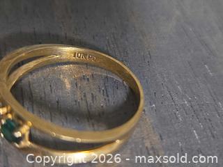 MaxSold Auction: Lot of 7 10K Gold Rings & 1 set of 10K Earrings with Colored Stones - Los Angeles (California, USA) PARTNER MANAGED Moving Online Auction - W 36th Street (CONDO)