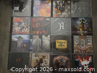 MaxSold Auction: Lots of Rock and Metal CDs  - Los Angeles (California, USA) PARTNER MANAGED Moving Online Auction - W 36th Street (CONDO)