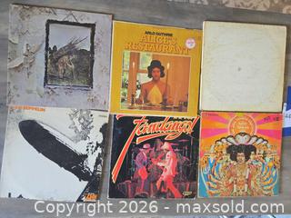 MaxSold Auction: Lots of Vintage Records Led Zeppelin, Jimi Hendrix, Rush, The Beatles - Los Angeles (California, USA) PARTNER MANAGED Moving Online Auction - W 36th Street (CONDO)