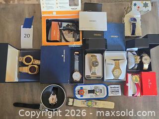 MaxSold Auction: Lots of Watches Seiko, Cross and more!  - Los Angeles (California, USA) PARTNER MANAGED Moving Online Auction - W 36th Street (CONDO)