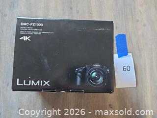 MaxSold Auction: LUMIX PANASONIC Camera DMC- FZ1000 - Los Angeles (California, USA) PARTNER MANAGED Moving Online Auction - W 36th Street (CONDO)