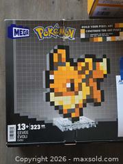 MaxSold Auction: Mega Construx & Keep Pley Pokemon Sets: Eevee, Squirtle, Poke Ball Balloon - Los Angeles (California, USA) PARTNER MANAGED Moving Online Auction - W 36th Street (CONDO)