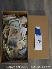 MaxSold Auction: Mixed Vintage International Banknotes (Obsolete Pre-Euro Notes) - Los Angeles (California, USA) PARTNER MANAGED Moving Online Auction - W 36th Street (CONDO)