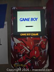 MaxSold Auction: Pokemon BackLit GameBoy Color with Custom box and Shell - Los Angeles (California, USA) PARTNER MANAGED Moving Online Auction - W 36th Street (CONDO)