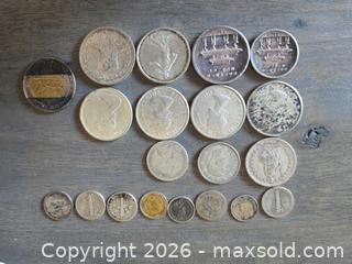MaxSold Auction: Silver Coins! Foreign and U.S.  - Los Angeles (California, USA) PARTNER MANAGED Moving Online Auction - W 36th Street (CONDO)