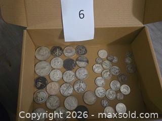 MaxSold Auction: SILVER COINS Peace Dollars, Half Dollars, Dimes, Quarters, 25 Peso 1968 - Los Angeles (California, USA) PARTNER MANAGED Moving Online Auction - W 36th Street (CONDO)