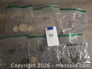 MaxSold Auction: Silver Mixed Coin Lot — Mexico, Canada & Other with Coin Jewelry - Los Angeles (California, USA) PARTNER MANAGED Moving Online Auction - W 36th Street (CONDO)