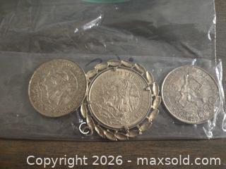 MaxSold Auction: Silver Mixed Coin Lot — Mexico, Canada & Other with Coin Jewelry - Los Angeles (California, USA) PARTNER MANAGED Moving Online Auction - W 36th Street (CONDO)