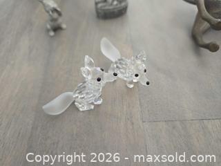 MaxSold Auction: Swarovski Foxes, Pewter bunnies, Replica Whale tooth, and Metal animal figure - Los Angeles (California, USA) PARTNER MANAGED Moving Online Auction - W 36th Street (CONDO)
