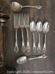 MaxSold Auction: Wallace Sterling Silver Ornate Floral Flatware & Candlestick Set - Los Angeles (California, USA) PARTNER MANAGED Moving Online Auction - W 36th Street (CONDO)