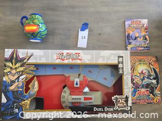MaxSold Auction: YU-GI-OH! Lot Duel Disc, Pot of Greed Mug, Japanese books - Los Angeles (California, USA) PARTNER MANAGED Moving Online Auction - W 36th Street (CONDO)