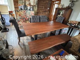 MaxSold Auction: Table, Bench and Chairs  - Whitchurch-Stouffville (Ontario, Canada) PARTNER MANAGED Estate Sale Online Auction - Stouffer Street              