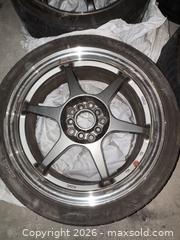 MaxSold Auction: Set of 4 17-inch 5-Lug Wheels, Gunmetal Spokes Polished Lip - Mississauga (Ontario, Canada) SELLER MANAGED Estate Sale Online Auction - Robinwood Court