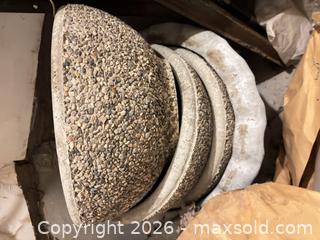 MaxSold Auction: Set of 4+ Concrete Cast Stone Pedestal Urns & Bowl Planters - Mississauga (Ontario, Canada) SELLER MANAGED Estate Sale Online Auction - Robinwood Court