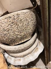 MaxSold Auction: Set of 4+ Concrete Cast Stone Pedestal Urns & Bowl Planters - Mississauga (Ontario, Canada) SELLER MANAGED Estate Sale Online Auction - Robinwood Court