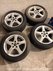 MaxSold Auction: Set of 4 Silver 19" Alloy Wheels with 235/35R19 Tires, 5-Lug - Mississauga (Ontario, Canada) SELLER MANAGED Estate Sale Online Auction - Robinwood Court
