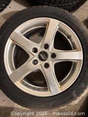 MaxSold Auction: Set of 4 Silver 19" Alloy Wheels with 235/35R19 Tires, 5-Lug - Mississauga (Ontario, Canada) SELLER MANAGED Estate Sale Online Auction - Robinwood Court
