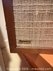 MaxSold Auction: Dynaco Vintage Speakers with Wood Veneer & Beige Grille B - Ottawa (Ontario, Canada) PARTNER MANAGED Downsizing Online Auction - Dorothea Drive