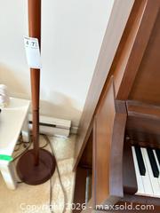 MaxSold Auction: Mid-Century Modern Wood & Metal Floor Lamp with Drum Shade A - Ottawa (Ontario, Canada) PARTNER MANAGED Downsizing Online Auction - Dorothea Drive