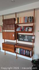 MaxSold Auction: Mid-Century Teak Modular Wall Shelving Unit C - Ottawa (Ontario, Canada) PARTNER MANAGED Downsizing Online Auction - Dorothea Drive