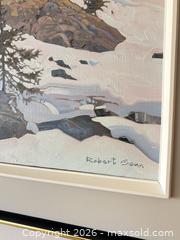 MaxSold Auction: Robert Genn Acrylic Winter Landscape on Canvas A - Ottawa (Ontario, Canada) PARTNER MANAGED Downsizing Online Auction - Dorothea Drive