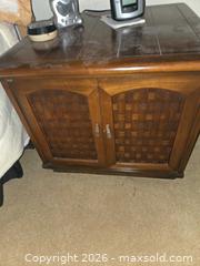 MaxSold Auction: MCM Two wood  night stands  - Glendale (California, USA) SELLER MANAGED Estate Sale Online Auction -  Rancho Avenue