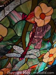 MaxSold Auction: Tiffany-Style Stained Glass Dragonfly & Floral Fireplace Screen - Glendale (California, USA) SELLER MANAGED Estate Sale Online Auction -  Rancho Avenue