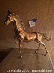MaxSold Auction: Vintage Mid-Century Brass Horse Sculpture  19 in. - Glendale (California, USA) SELLER MANAGED Estate Sale Online Auction -  Rancho Avenue