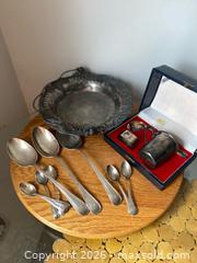 MaxSold Auction: Lot of Birks Sterling Silver Spoons and Silver Plated Pieces - Midland (Ontario, Canada) PARTNER MANAGED Downsizing Online Auction - King Street